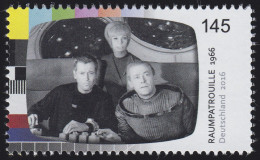 3260 Fernsehlegenden: Raumpatrouille Orion, 10 Einzelmarken, Alle Postfrisch ** - Unused Stamps