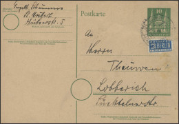 Postkarte P2 I Holstentor 10 Pf Mit Notopfer St. Hubert/Kempen 4.12.1950 - Postcards - Mint