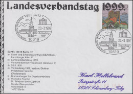 Plusbrief USo 1 Zudruck Landesverbandstag 1999 SSt BERLIN 20.3.1999 - Enveloppes - Neuves