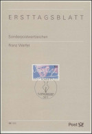 ETB 28/1995 Franz Werfel, Schriftsteller - 1991-2000