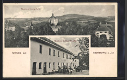 AK Neuburg A. Inn, Gasthaus D. Aloys Waldher, Künstlererholungsheim  - Neuburg