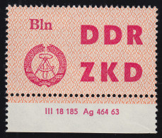 Dienst C 1 Volkspolizei Berlin - Mit Druckvermerk DV 2, Ungefaltet ** - Postfris