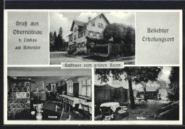 AK Oberreitnau B. Lindau Am Bodensee, Gasthaus Zum Grünen Baum, Bes. Karl Schmerkel  - Lindau A. Bodensee