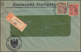 30+33 Dienst Finanzamt Abt. Reichsumsatzsteuer R-Brief STUTTGART 11.11.1922 - Servizio