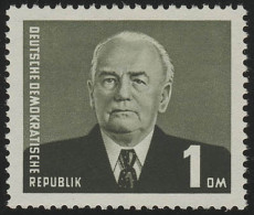 342bb II XII Wilhelm Pieck 1 DM Wz.2 XII ** Postfrisch - Unused Stamps