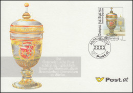 Österreich Abonnement-Ganzsache Post.at Deckelpokal 2002, Ohne Werteindruck - Autres & Non Classés