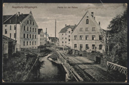 AK Augsburg-Göggingen, Gasthaus Zur Radau Mit Brücke  - Augsburg