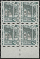 796 SWK 80 Pf UR-Viererbl. ** Postfrisch - Unused Stamps