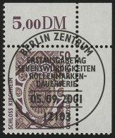 2210 SWK 50 Pf/0,26 Euro Ecke Or ESST Berlin - Used Stamps