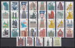 1339 Ff SWK Alle 37 DM-Werte Komplett, Satz **/MNH - Unused Stamps