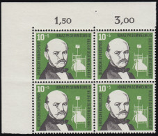 244 Kinderpflege 10+5 Pf Semmelweis ** Eck-Vbl O.l. Zähnung 0-1 - Unused Stamps