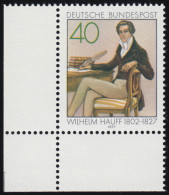 954 Wilhelm Hauff ** Ecke U.l. - Unused Stamps