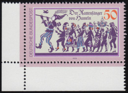 972 Rattenfänger Von Hameln ** Ecke U.l. - Unused Stamps