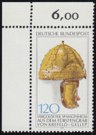 944 Archäologisches Kulturgut Spangenhelm 120 Pf ** Ecke O.l. - Unused Stamps