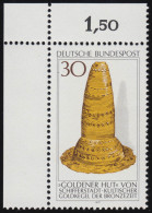 943 Archäologisches Kulturgut Goldener Hut 30 Pf ** Ecke O.l. - Unused Stamps