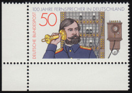 947 Telefon / Fernsprecher ** Ecke U.l. - Unused Stamps