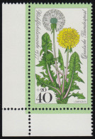 950 Wiesenblumen 40+20 Pf Löwenzahn ** Ecke U.l. - Unused Stamps