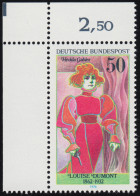 910 Schauspielerinnen 50 Pf Dumont ** Ecke O.l. - Unused Stamps