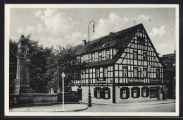 AK Bayreuth, Gasthof Goldner Schwan, Bahnhofstrasse  - Bayreuth
