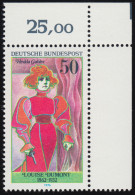 910 Schauspielerinnen 50 Pf Dumont ** Ecke O.r. - Unused Stamps