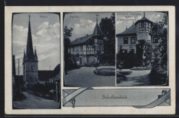 AK Schottenstein, Schloss Des Freiherrn Schott Von Schottenstein, Olgabau, Kirche  - Other & Unclassified