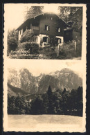 AK Berchtesgaden, Hotel Brookhäusl, Ortspartie Mit Bergen  - Berchtesgaden