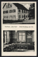 AK Unter-Kirchberg B. Ulm, Gasthaus Zum Rad, Bes. Eugen Enderle  - Ulm