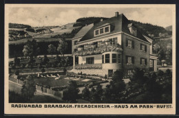 AK Brambach, Fremdenheim Hotel Haus Am Park  - Bad Brambach
