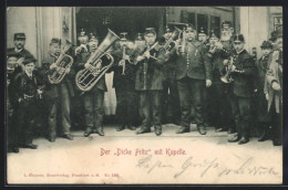 AK Der Dicke Fritz Mit Kapelle, Musiker  - Música Y Músicos