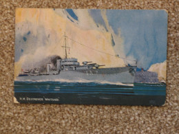 HMS WHITSHED - SALMON ART CARD - Guerre