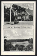 AK Schwartau, Hotel Zum Landhaus, Blick V. Landhaus Ins Auetal  - Bad Schwartau