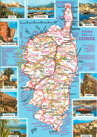 20 CARTE GEOGRAPHIQUE LA CORSE  - Landkarten