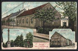 AK Falkenberg, Hotel Preussischer Hof In Der Bahnhofstrasse, Lindenstrasse  - Sonstige & Ohne Zuordnung