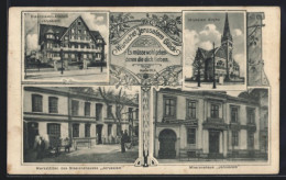 AK Hamburg, Missionshaus Jerusalem, Eimsbüttelerstrasse 31, Werkstätten, Diakonissen-Anstalt  - Altona