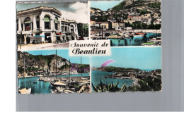 CPA  - BEAULIEU SUR MER 06 - Vue Générale Cap Ferrat Moyenne Corniche Port Basse Corniche Casino 1964 - Beaulieu-sur-Mer