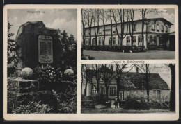 AK Jagel B. Schleswig, Kriegerehrung, Gasthaus Und Schule  - Schleswig