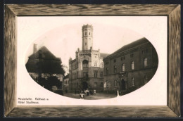 AK Meuselwitz, Rathaus, Hôtel Stadthaus  - Meuselwitz