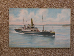 PADDLE STEAMER APPROACHING TORQUAY - Dampfer