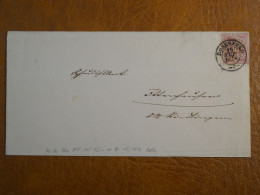 J29 GERMANY   LETTRE  1878  PETIT BUREAU  ROSENFELD +AFF. INTERESSANT+ - Brieven En Documenten