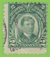 Voyo USA PHILIPPINES 2c 1917 Mi#PH 275Ab  (o) Used - José Rizal - Philippinen