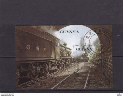 Guyana 1990 B 92 - Mi 3175 Great Western 4-6-0 Castle Class No. 5006 Tregenna Castle - Dampflokomotiven Used - Eisenbahnen