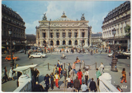 Paris : AUSTIN MINI, MERCEDES W108/109, CITROËN DS, SOLEX, MOPED, MOTORCYCLE - La Place De L'Opera - (France) - Voitures De Tourisme