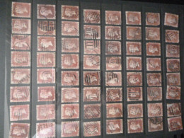 GREAT BRITAIN SG RED PENNY IMPERF Only 1 STAMP [ SELECT ONE AND MENTION ROW AND Stamp L To R] - ....-1951 Pre Elizabeth II