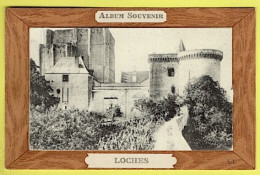 37 INDRE ET LOIRE / LOCHES / ALBUM SOUVENIR / LE DONJON, ET UNE BANDE DE 6 VUES DE L'INTÉRIEUR DU DONJON - Loches