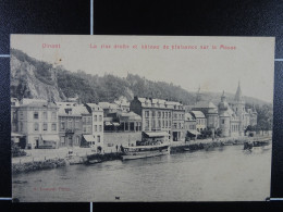 Dinant La Rive Droite Et Bateau De Plaisance Sur La Meuse - Dinant