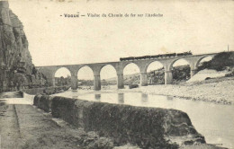 VOGUE Viaduc Du Chemin De Fer Sur L' Ardeche TRAIN  RV - Other & Unclassified