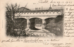 Hal   -   Alost   -   Pont Du Canal Sur La Senne.   -    1901   Alost   Naar   Bourg - Léopold - Halle