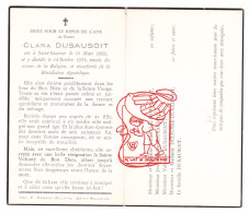 DP Clara Dusausoit ° Saint-Saveur 1869 † 1954 Créteur Delfosse - Devotion Images