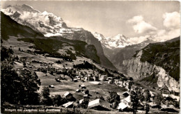 Wengen Mit Jungfrau Und Breithorn (5032) * 16. 8. 1957 - Wengen