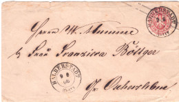 Germany Prussia 1866. Pre-paid Env. HALBERSTADT   RED CROSS. - Lettres & Documents